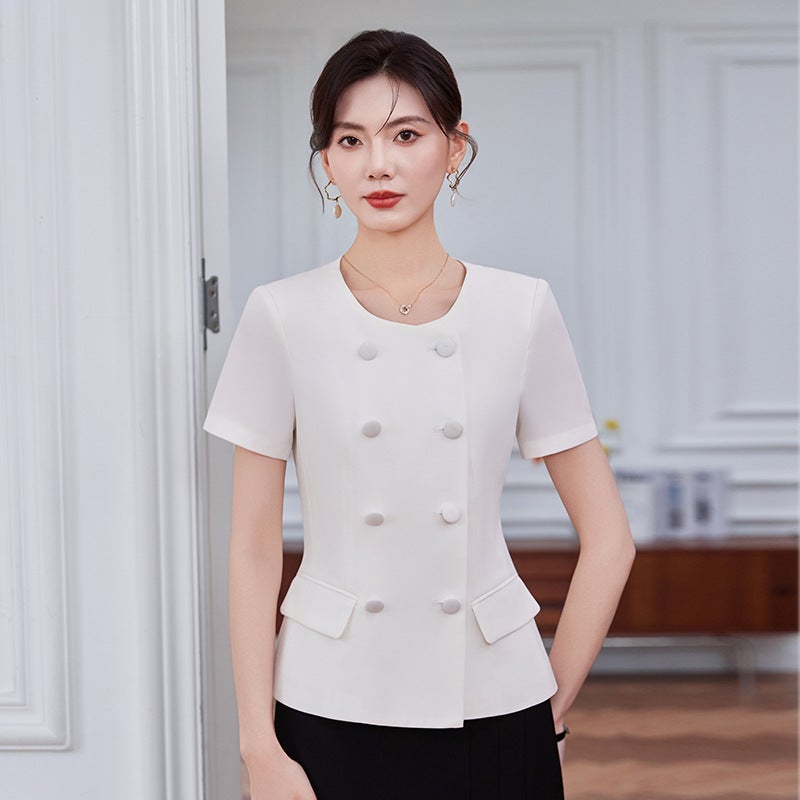 Summer Thin Suit Suit Women'S Work Suit Slim Fit El Reception Work Clothes Business Suit Women'S Dress Formations - Image 5